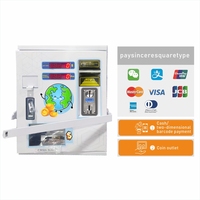 Distributeur de pièces en acier inoxydable le plus vendu, machine d'échange de billets et de jetons ATM pour cartes de crédit, machine d'arcade en libre-service (version anglaise)