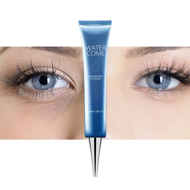 OEM ODM Supply Anti Wrinkle Dark Circles Puffiness Vitamin C Hyaluronic Acid Collagen Eye Serum For Cosmetic