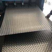 Tôle d'acier antidérapante gaufrée de qualité supérieure, haute résistance, ASTM A36, 4,5 mm, galvanisée à chaud (HDG)