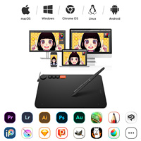 VEIKK VO1060 Tablette de dessin numérique professionnelle Interface USB pour artistes 3D et graphistes