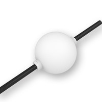 Éclairage décoratif de Noël DMX 36/50mm RGB Ball Pixel String Lights 3D LED