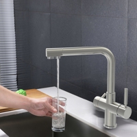 Italie Offre Spéciale évier de cuisine mélangeur refroidisseur d'eau 5 en 1 filtre robinet avec système RO traitement de l'eau 5 voies robinet de cuisine