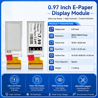 Écran E-Ink 4 couleurs de 0,97 pouces, affichage SPI 24 broches, petit module d'écran E-paper pour chargeur de véhicule électrique, indicateur de batterie externe, IoT