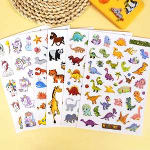 Boys Girls Reward Children Laptop Cups Window Phone Diy Cute Animal Unicorn Dinosaur Jelly Stickers Waterproof - Product Image 3