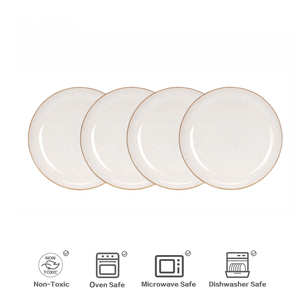 Superventas de septiembre, 20 piezas de juegos de <span class=keywords><strong>vajilla</strong></span> de cerámica de melocotón con esmalte reactivo en stock en los EE. UU. - Product Image 4