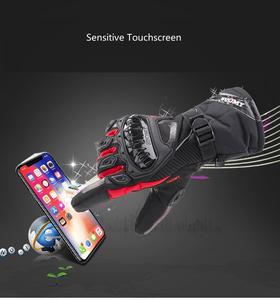 <span class=keywords><strong>Scooter</strong></span> eléctrico de seguridad para hombres que montan guantes de motocicleta de dedo completo invierno - Product Image 5