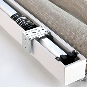 Stores romains motorisés sur mesure, stores électriques pour fenêtres, rail en aluminium, batterie rechargeable intégrée - Product Image 5