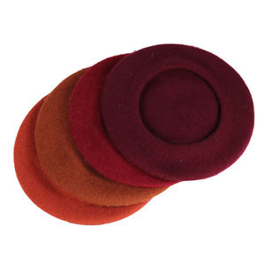 <span class=keywords><strong>Béret</strong></span> en laine de style <span class=keywords><strong>français</strong></span>, couleur unie, logo brodé personnalisé, doux, léger, durable, ne se décolore pas, confortable, <span class=keywords><strong>béret</strong></span> de peintre - Product Image 3