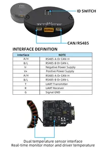 MG6012-i8v2 RMD-X6 48V Planetary Mini Dc Brushless Exoskeleton High Torque Arm Robot Joint Motor With Encoder