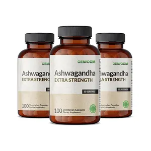 OEM-капсулы от производителя Ashwagandha для снятия стресса, поддержки настроения и поддержки стресса и энергии