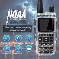 BAOFENG MINI-5 5RMINI Walkie Talkie Upgrade UV-5R Mini Baterai 2200mAh Pemrograman Bluetooth AM/FM Dual PTT Pengisi Daya TYPE-C Ham
