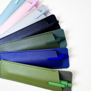 Portabel Warna Solid Bahan Lain Ango G654 16.5X3.5Cm Kantong Pena Tahan Gores Tempat Pelindung Penutup Pensil Casing Lengan - Product Image 4
