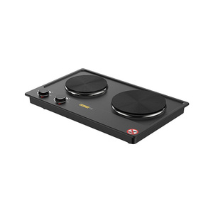 Yeni Tasarım Patentli Ürün Taşınabilir Elektrikli 2 Ocaklı Ocak Çevre Dostu Paslanmaz Çelik Ayarlanabilir Sıcaklık 2500W OEM - Product Image 2