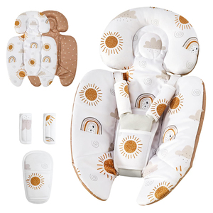 Respirant bébé coussin <span class=keywords><strong>soutien</strong></span> réversible infantile insérer coussin nouveau-né insérer tête et corps <span class=keywords><strong>soutien</strong></span> coussin siège d'<span class=keywords><strong>auto</strong></span> pour bébé - Product Image 1