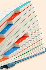 Nouveau style 2027 – Agenda et bloc-notes transfrontalier en anglais pour la planification quotidienne et la gestion de l'efficacité - Product Image 4