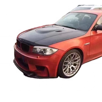 Convient pour BMW E82 1M Style capot en Fiber de carbone 08-13