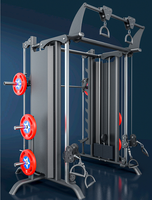Máquina de entrenamiento de ejercicio de gimnasio, estante de potencia funcional de alta resistencia