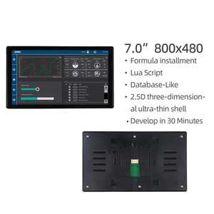 Carcasa de 7 pulgadas 600x1024 HMI Interfaz hombre-máquina Pantalla inteligente Configuración LUA Pantalla UART TFT con pantalla táctil capacitiva - Product Image 2