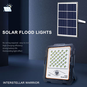 Projecteur solaire à détecteur de mouvement IP67 étanche 60W 100W 200W 300W 500W 800W avec boîtier en aluminium pour éclairage de sécurité de jardin - Product Image 2