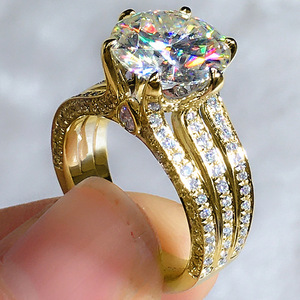 Anello Classico Stile Matrimoniale Elegante Anello da Dito per Donne - Product Image 3