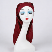 Bonnet de Nuit Extra Large en Soie Satinée Colorée Légère pour Yoga et Spa, avec Bande Réglable et Chouchous, Idéal pour Cheveux Bouclés et Usage Professionnel