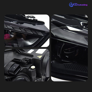 Phares avant BBA Car Styling pour Audi A4, projecteur LED, lentille de projecteur, 2013-2016, design RS, feux de jour, clignotants, feux de croisement et de route, automatiques - Product Image 5