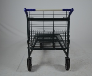 चार पहियों वाली पिकिंग कार्ट के साथ SCE-4 बड़ी क्षमता वाली थोक टिकाऊ वेयरहाउस कार्गो ट्रॉली - Product Image 4