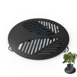 Rotelle in ferro battuto per piante da esterno Dolly Pallet con ruote per vasi di <span class=keywords><strong>fiori</strong></span> supporto vassoio per uso giardino - Product Image 4