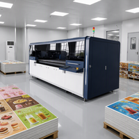 Nouvelle machine d'impression numérique à jet d'encre entièrement automatique pour boîtes à pizza en carton ondulé avec écran tactile