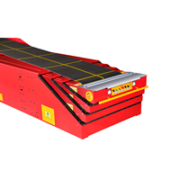 Haute efficacité 40ft 20ft conteneur chargement déchargement système de convoyeur à bande