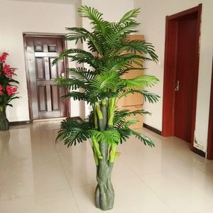Arbre de plantes artificielles de décoration de maison moderne avec des plantes d'aménagement paysager de jardin en pot en plastique - Product Image 1