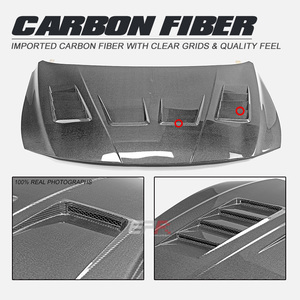 Hyundai Elantra/Avante (CN7) Facelift 2023+ Type EPA-V2M Capot en fibre de carbone de marque EPR, neuf, noir - Product Image 3