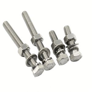 Barres filetées robustes DIN975 Classe 12.9 Inconel 625 718 600 601 825 800 Hastelloy C276, boulons et écrous hexagonaux F468AC - Product Image 1