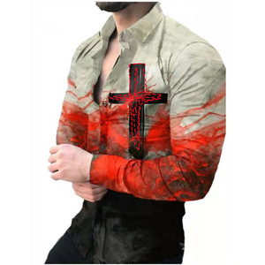 Camisa <span class=keywords><strong>de</strong></span> <span class=keywords><strong>Trabajo</strong></span> <span class=keywords><strong>de</strong></span> <span class=keywords><strong>Manga</strong></span> <span class=keywords><strong>Larga</strong></span> para Hombre, Diseño Casual, Transpirable y Ecológica, Cierre <span class=keywords><strong>de</strong></span> Botón, Nueva Colección <span class=keywords><strong>de</strong></span> Verano - Product Image 4