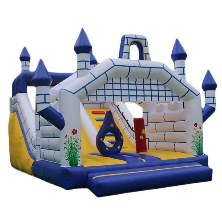 Lâu Đài Bouncers Vui Nhộn Với Slide Combo Inflatable Jumping Bouncy House Cho Trẻ Em Chơi Ngoài Trời Vườn/Sân Sau Thương Mại