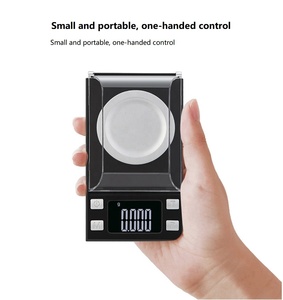 For LCD Pocket Mini <strong>Scale</strong> 0.001g Accuracy Diamond Jewelry <strong>Scale</strong> with Tray and Dust Cover OEM Customizable - Product Image 3