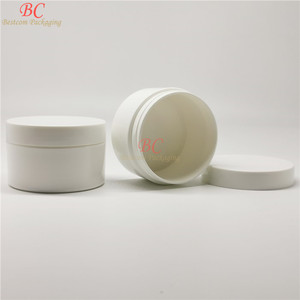 Plastic PP 3Oz Lotion Pot Natural Bioplastic Cosmetic Jar No Label for Day Cream