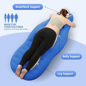 Colchón Inflable de PVC <span class=keywords><strong>para</strong></span> Piscina, <span class=keywords><strong>para</strong></span> Mujeres <span class=keywords><strong>Embarazadas</strong></span>, <span class=keywords><strong>para</strong></span> Aliviar el Dolor Abdominal, 75 cm x 165 cm, Forma Ovalada - Product Image 5