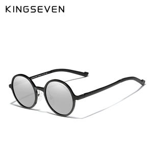 Gafas <span class=keywords><strong>de</strong></span> Sol KINGSEVEN <span class=keywords><strong>2021</strong></span> <span class=keywords><strong>de</strong></span> Diseño <span class=keywords><strong>de</strong></span> Marca <span class=keywords><strong>de</strong></span> Lujo para Hombre, Gafas <span class=keywords><strong>de</strong></span> Sol Steampunk <span class=keywords><strong>de</strong></span> Aluminio Vintage con Protección UV400 7578 para Hombre y Mujer - Product Image 2