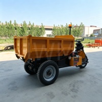 Mini-dumper électrique de 1,5 tonne avec système de déchargement automatique entièrement hydraulique pour mines souterraines étroites