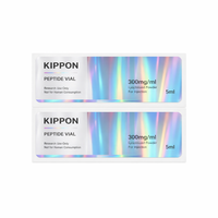 Étiquettes personnalisées imprimées pour flacons cosmétiques 3ml 5ml 10ml, autocollants pour petits pots en verre, étiquettes holographiques imperméables pour emballage