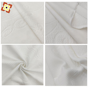 Jacquard Tricot đan gối nệm vải 100% polyester <span class=keywords><strong>PU</strong></span> tráng xé kháng vật liệu bền - Product Image 2