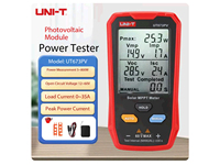 Medidor Solar MPPT UT673PV, Probador de Paneles Fotovoltaicos de 5-800W, 12-60V, 35A, Medidor de Prueba de Voltaje de Circuito Abierto y Corriente de Cortocircuito, Cable MC4