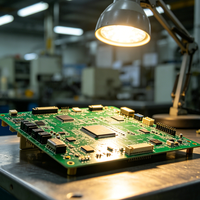 Fabricant de circuits imprimés (PCBA) pour contrôle d'éclairage industriel, LED, avec fonctions de gradation intelligente et de temporisation, certifié ISO9001, OEM/ODM, solution complète