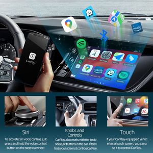 Không Dây Carplay Adapter Android Tự Động Chuyển Đổi Hộp Cho Dodge Challenger 2015 2022 Đa Phương Tiện Đài Phát Thanh Gương Liên Kết Carplay Nâng Cấp - Product Image 5