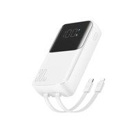 Banque d'alimentation portable Joyroom 10000mah 20000mah 30W à charge rapide avec câble intégré