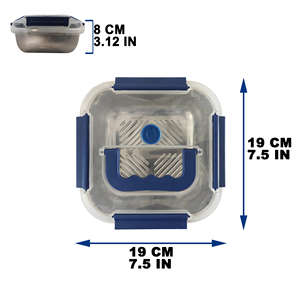 Contenitore per <span class=keywords><strong>alimenti</strong></span> portatile in acciaio inossidabile da 1-3L con grande capacità e preservazione ecologica - Product Image 4