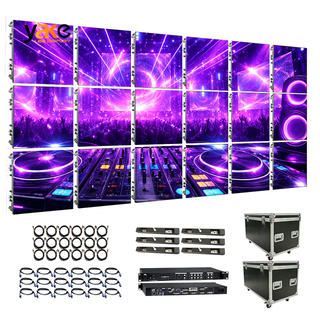 Indoor Outdoor P3.91 P2.9 P2.6 Rental LED Screen High Refresh Waterproof Stage Fast Install Video Wall Factory Price