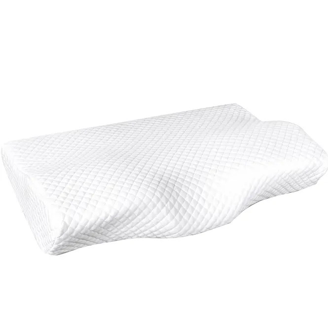 Custom shape Adjustable Orthopedic Ergonomic Contour cervical pillow memory foam for sleeping