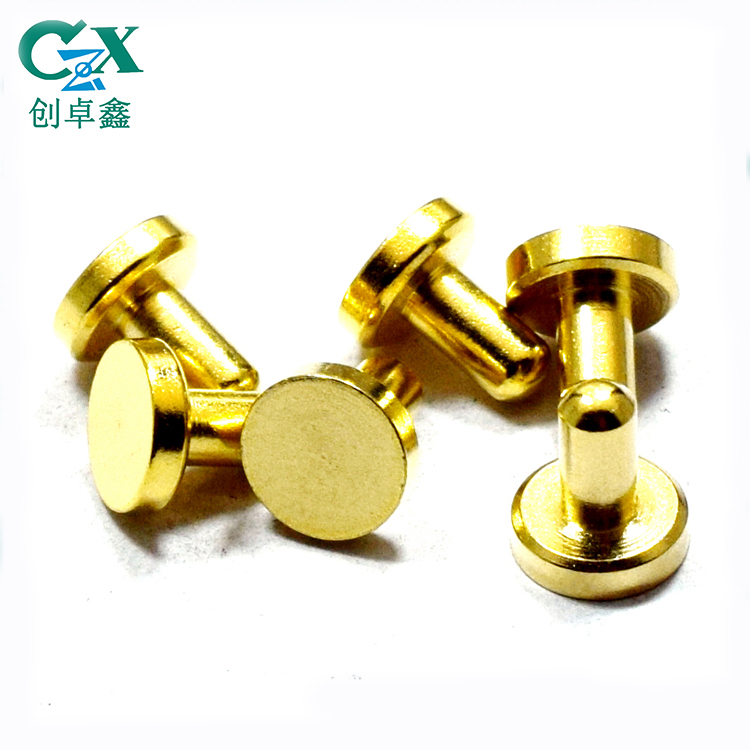 Высококачественный позолоченный водонепроницаемый терминал, латунный плоский pogo pin female